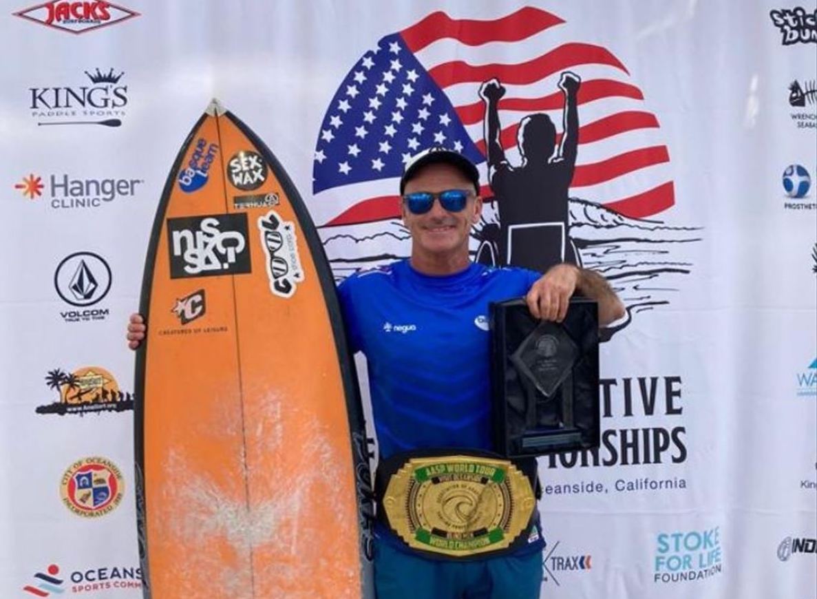Aitor Francesena “Gallo” sigue rompiendo techos y se convierte en el primer surfista ciego en ganar el US Open portada